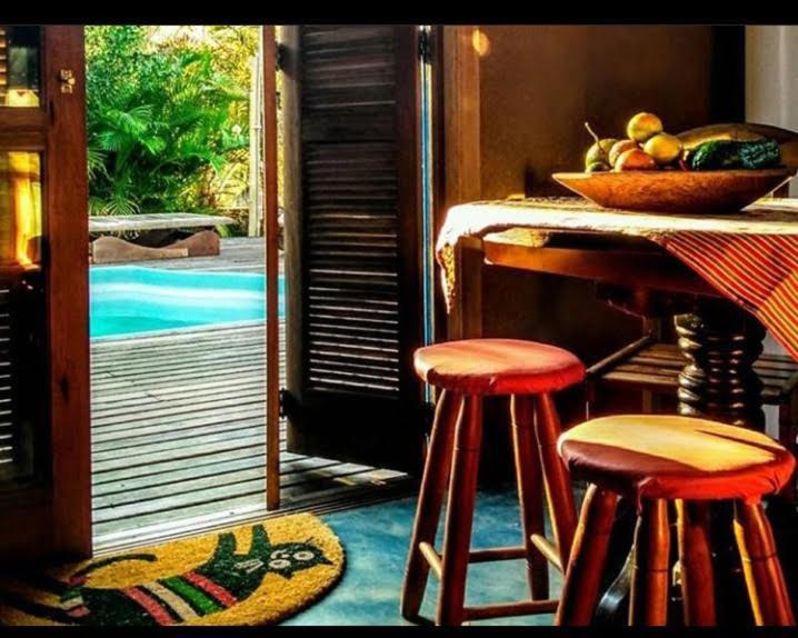 Villa Josefa - Chalé completo com piscina e churrasqueira Praia do Rosa Esterno foto
